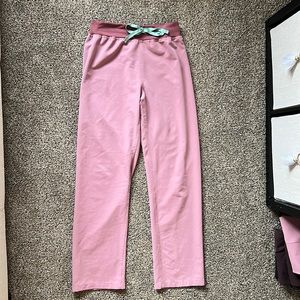 Figs high waisted Livingston scrub pants mineral mauve